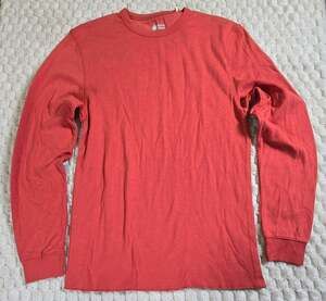 Alpine Design Mens S Duofold Crew Long Sleeve Shirt UPF 50+ Antique Rosewood NWT